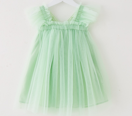 Vestido Tul Fly Verde