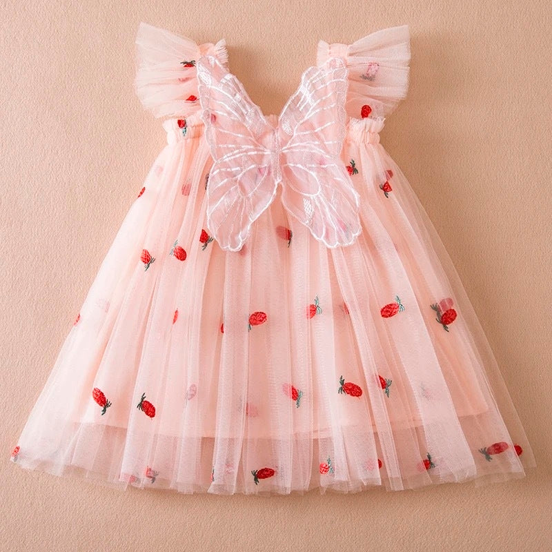 Vestido Strawberry Fly